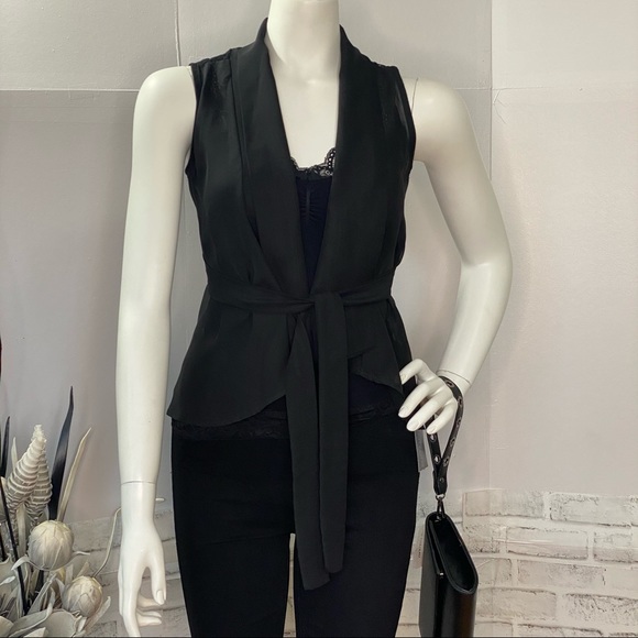 SOLD | Elegant & Sheer Suzy Shier Lace Vest - Picture 12 of 14